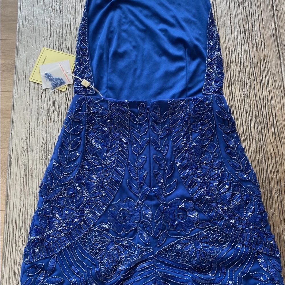 Embellished Backless Romper